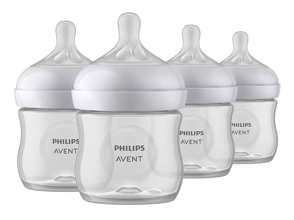 شیشه شیر نوزادی بدو تولد به بالا 2 قطره مدل نچرال Natural ظرفیت 125میلی لیتر philips avent فیلیپس اونت