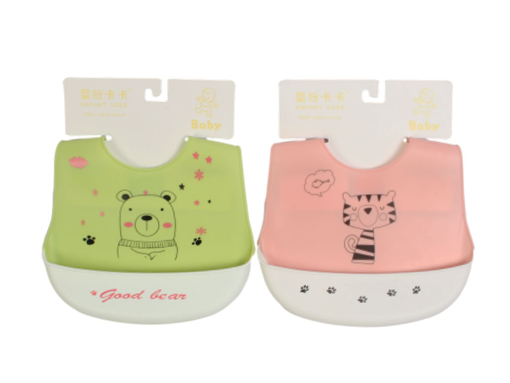 پیشبند کاسه ای سیلیکونی نوزادی طرح دار