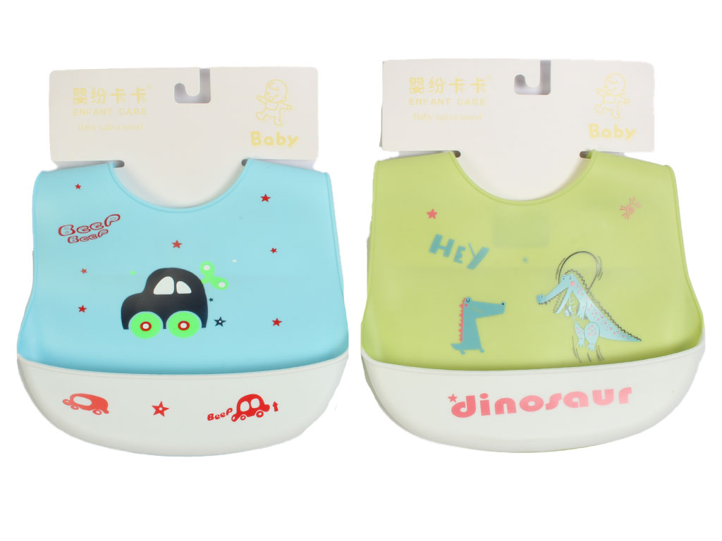 پیشبند کاسه ای سیلیکونی نوزادی طرح دار