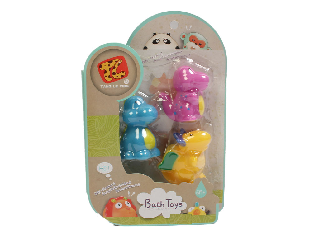 پوپت حمام نوزادی 3 عددی طرح دایناسور