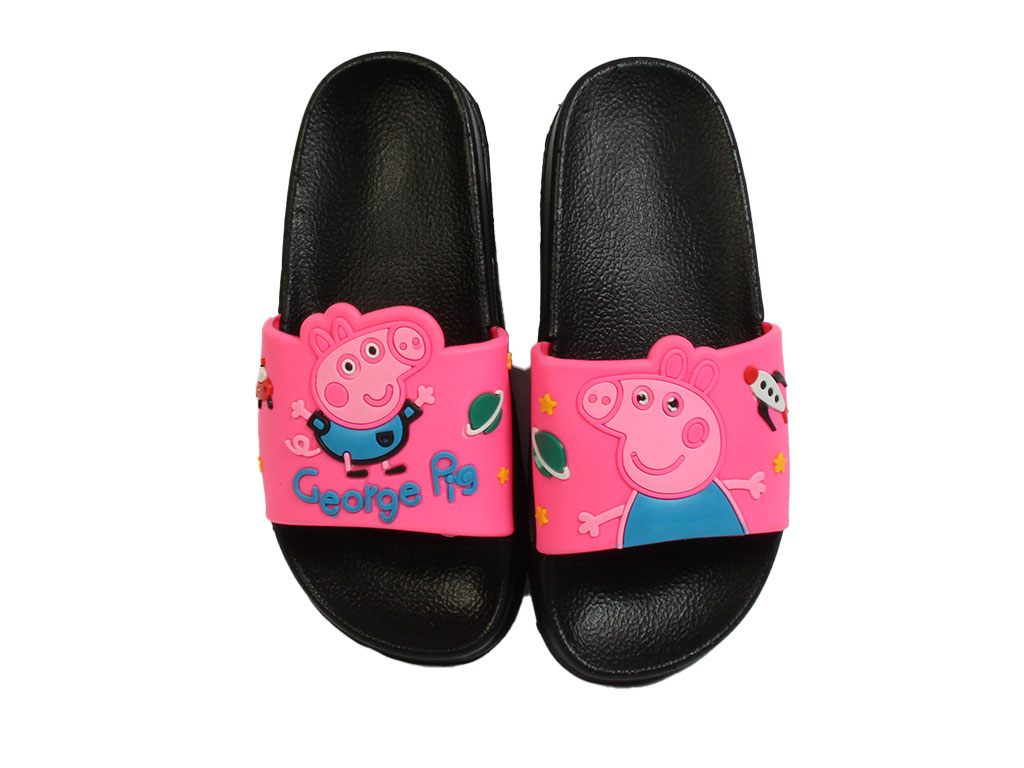 دمپایی الوان بچه گانه طرح پپاپیگ 