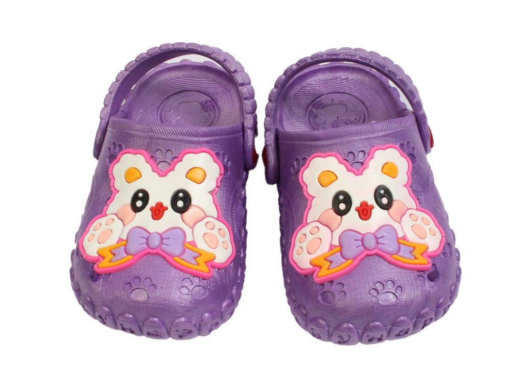 دمپایی جلو بسته دخترانه مدل اوزاکا طرح خرگوش