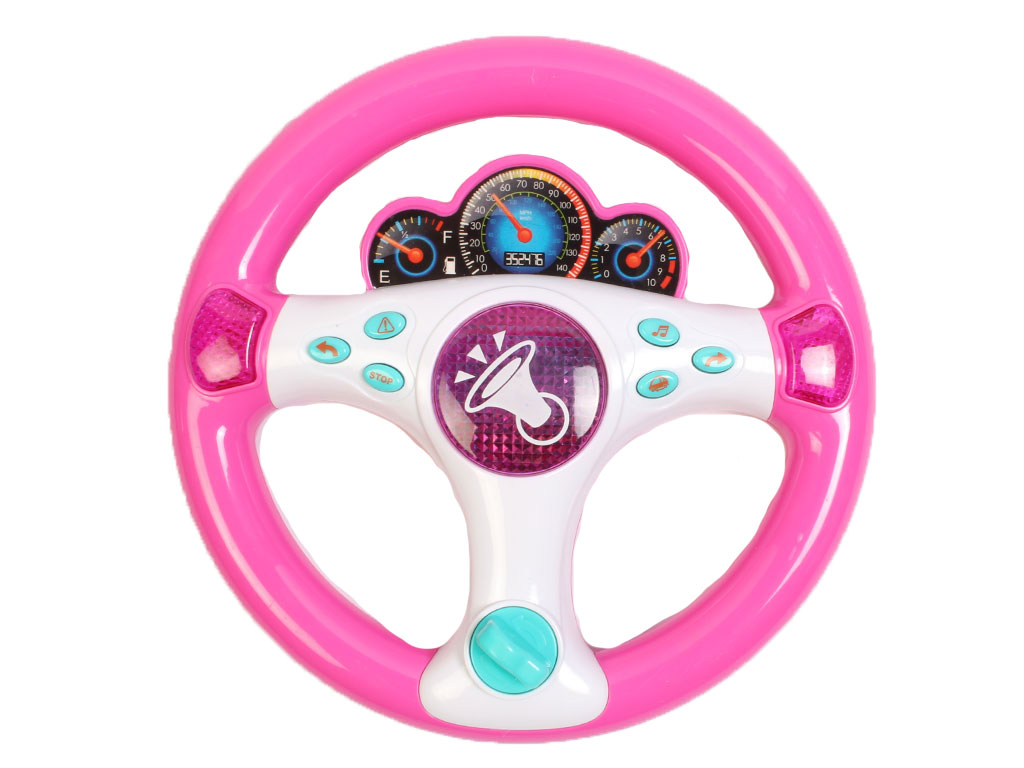 فرمان ماشین موزیکال و چراغ دار اسباب بازی