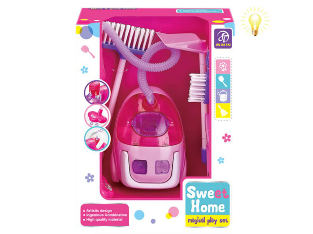 جاروبرقی موزیکال به همراه لوازم جانبی نظافت منزل