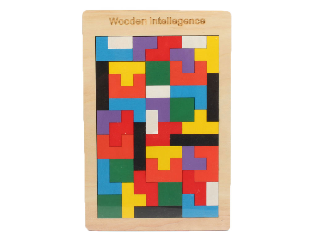 بازی فکری کاتامینو (تتریس) چوبی مدل  wooden intellegence