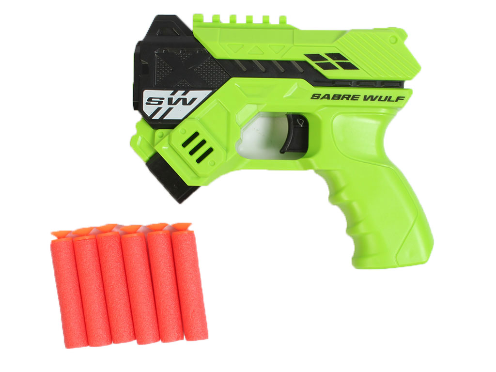 تفنگ کلت اسباب بازی با تیرهای اسفنجی