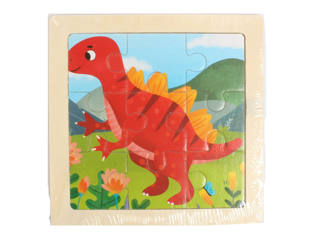 جورچین پازلی چوبی طرح دایناسور