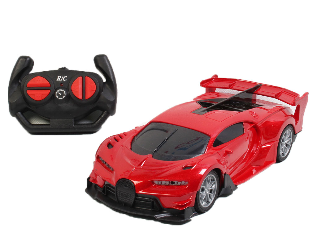 ماشین کنترلی 4 کاناله شارژی و چراغدار اسباب بازی طرح بوگاتی