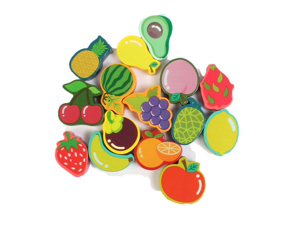 بازی فکری و آموزشی شناخت میوه ها و اعداد به همراه نخ واره