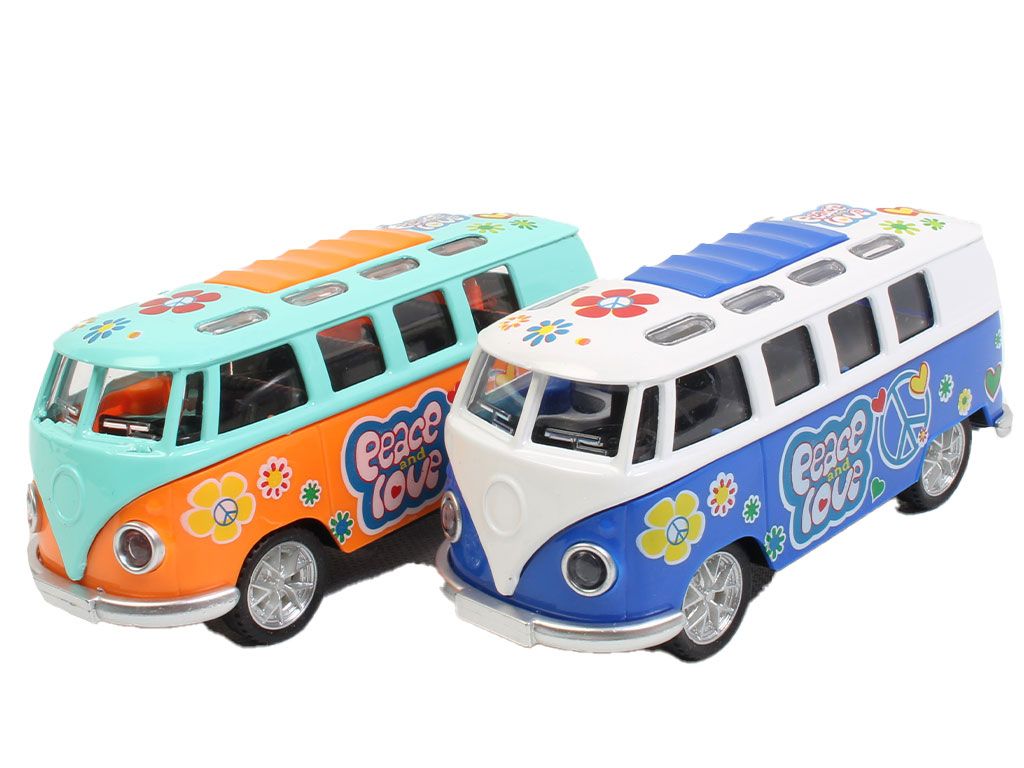 ماشین فلزی عقب کش، موزیکال و چراغدار اسباب بازی طرح فولکس واگن