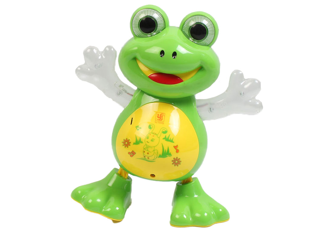 قورباغه موزیکال، چراغدار و رقاص اسباب بازی