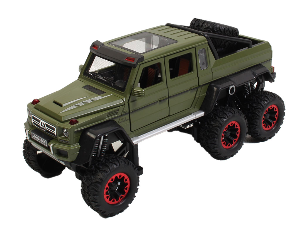 ماشین فلزی عقب کش، شارژی، موزیکال و دود زا طرح OFF ROAD اسباب بازی