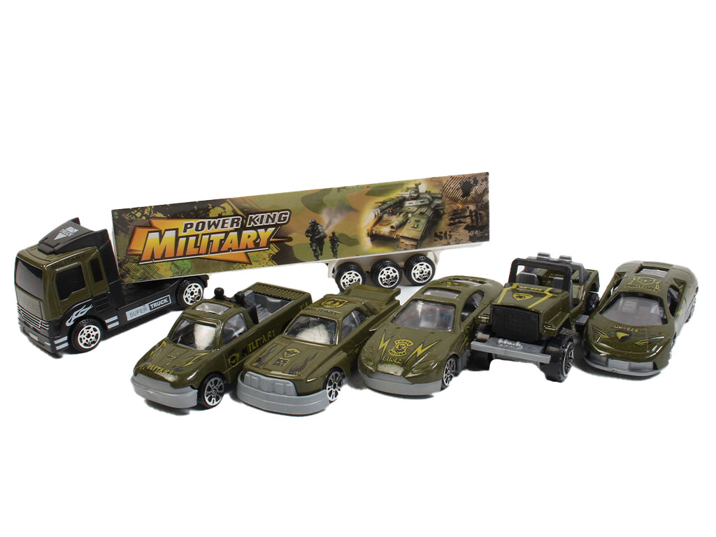 ست 6 عددی ماشین های فلزی طرح دار