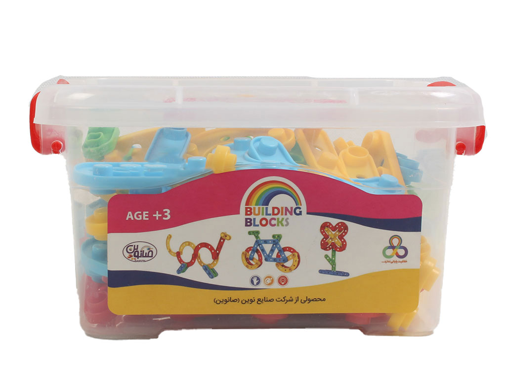 بازی ساختنی چفت و بست مدل کیفی ( 72 قطعه)