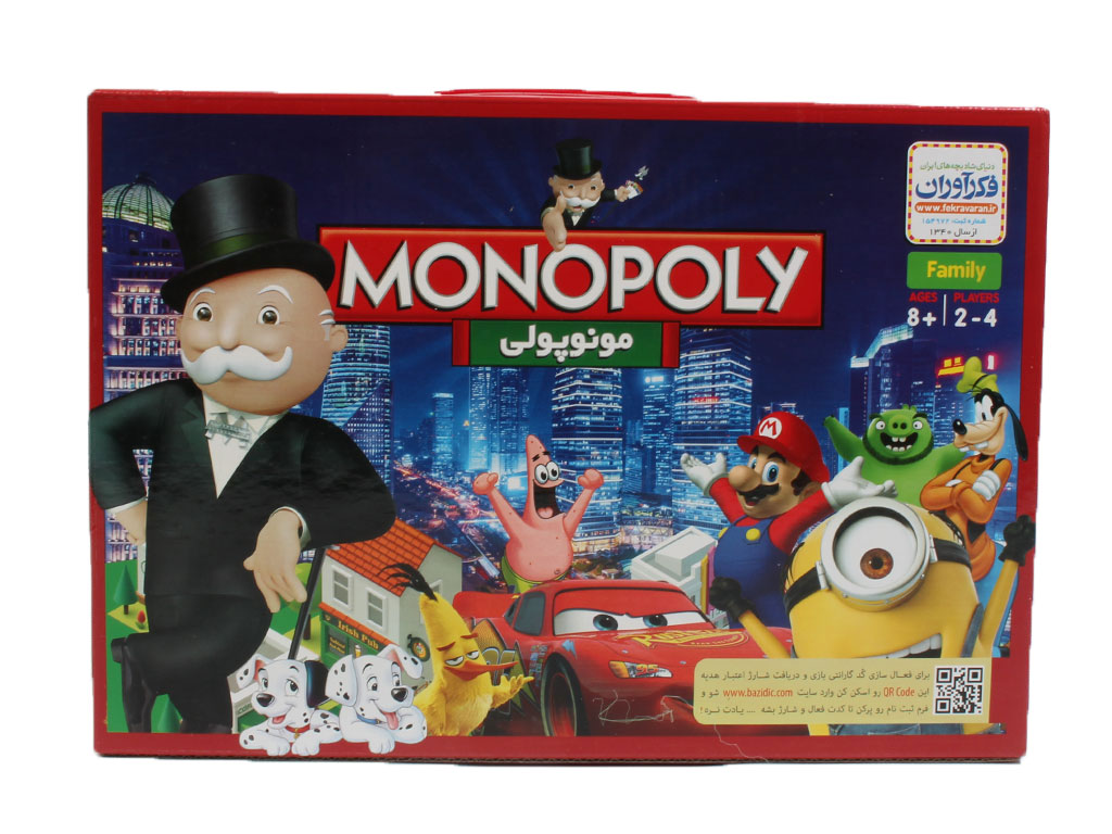 بازی فکری، رومیزی و خانوادگی مونوپولی فکرآوران fekravaran