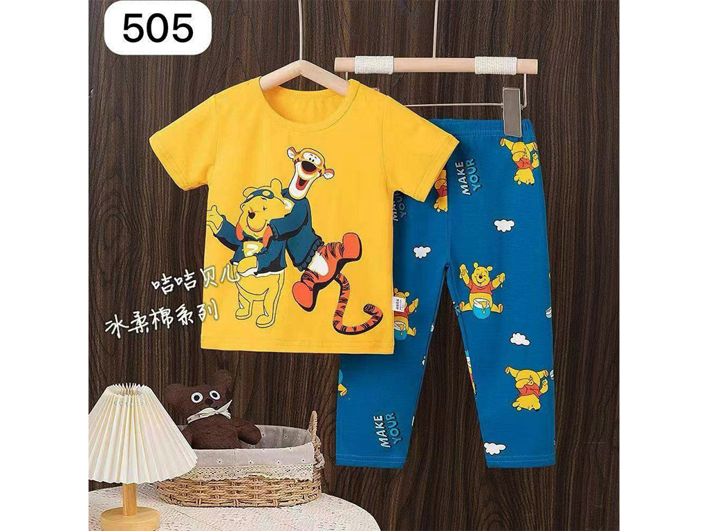 تیشرت و شلوار راحتی پسرانه طرح خرس پو جیجی بیر jiji beier