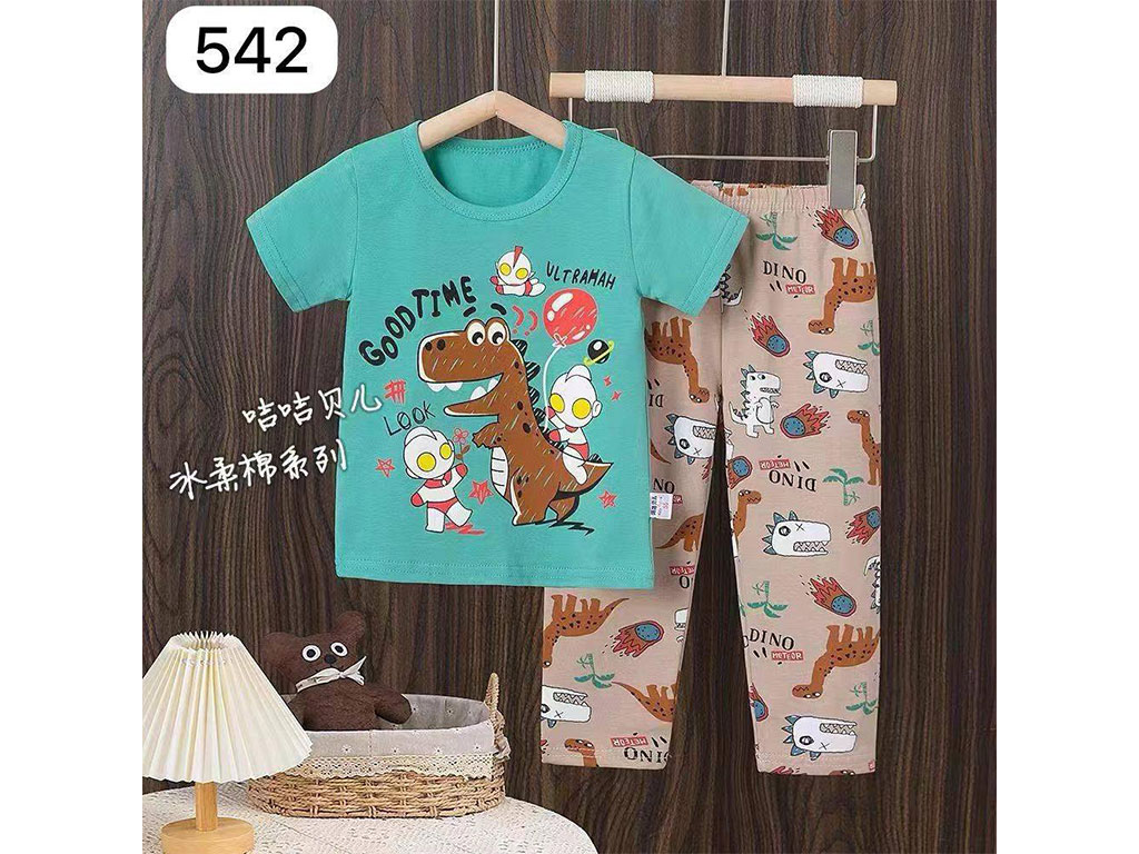 تیشرت و شلوار راحتی پسرانه طرح دایناسور جیجی بیر jiji beier