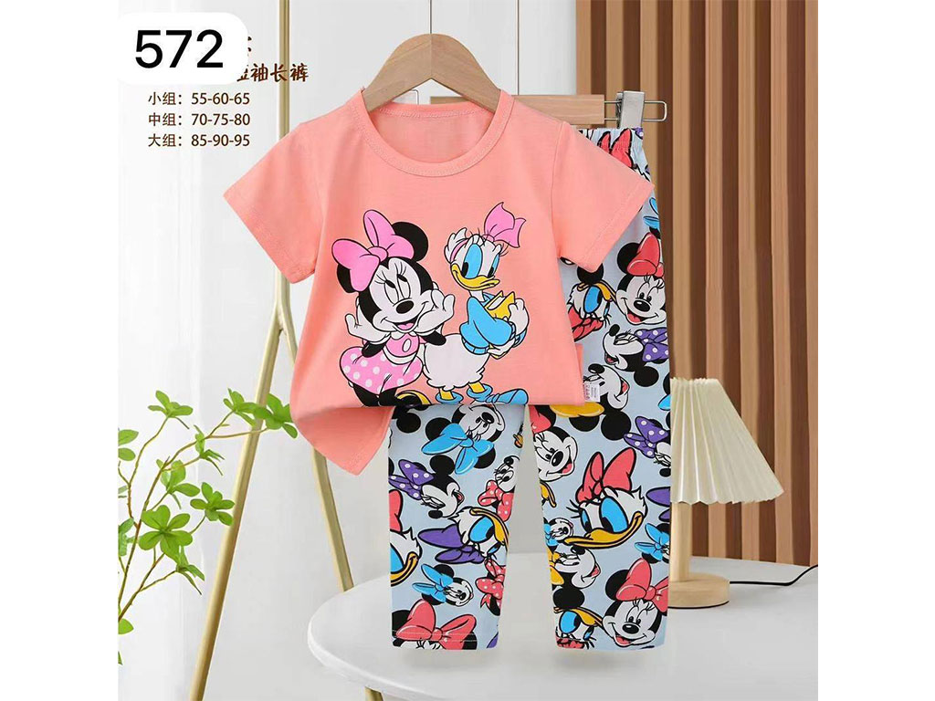 تیشرت و شلوار راحتی دخترانه طرح مینی موس کو باو kubao