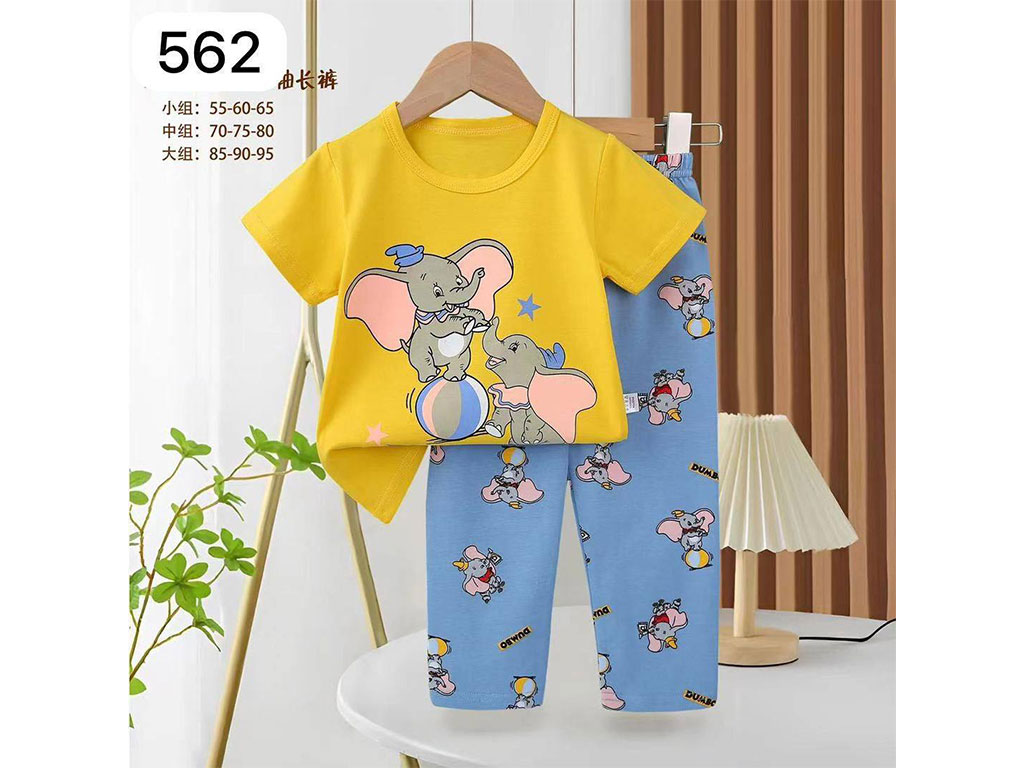 تیشرت و شلوار راحتی دخترانه طرح فیل دامبو کو باو kubao