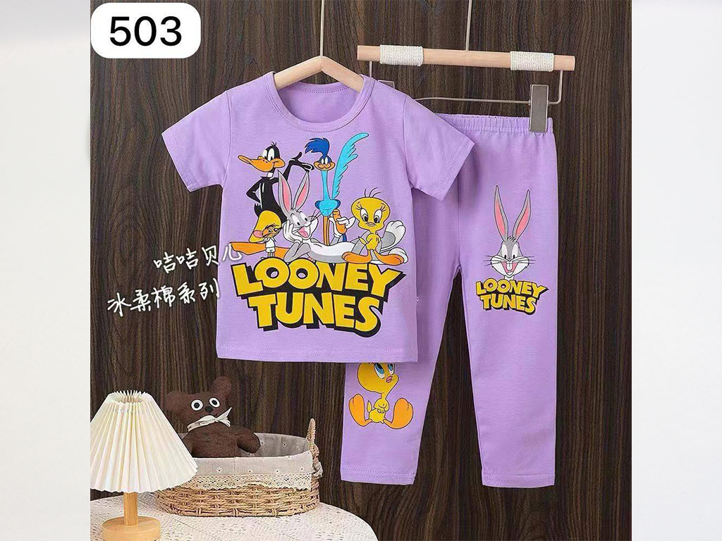 تیشرت و شلوار راحتی دخترانه طرح توییتی جیجی بیر jiji beier