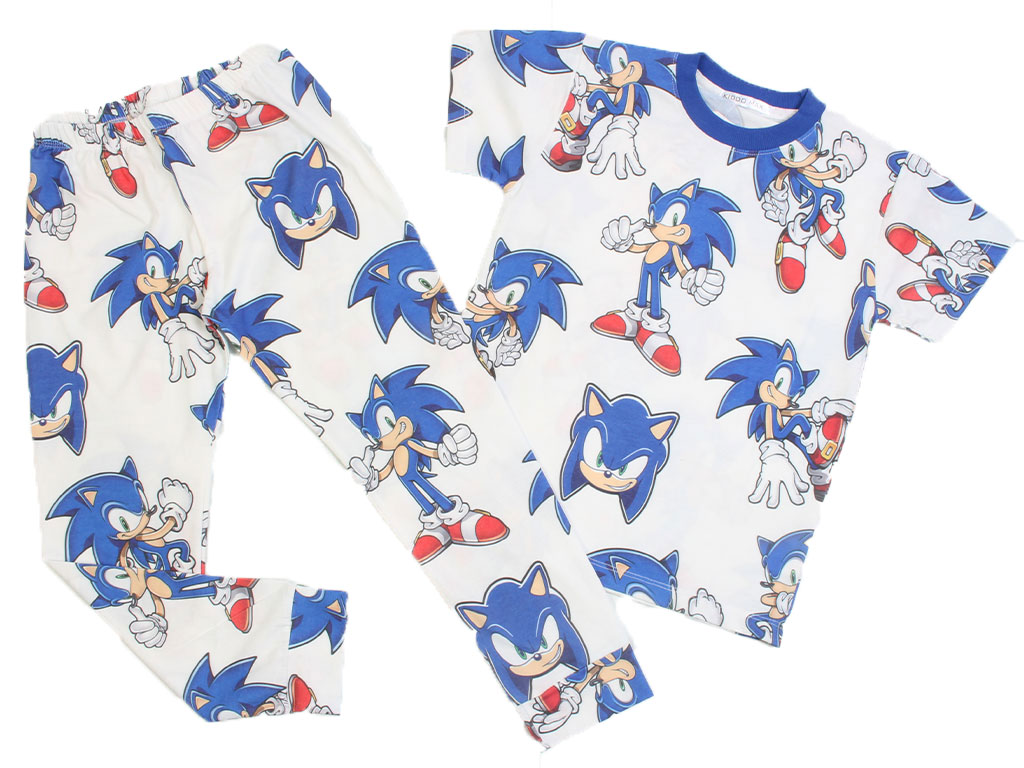 تیشرت و شلوار راحتی پسرانه طرح سونیک کیدومکس kido max