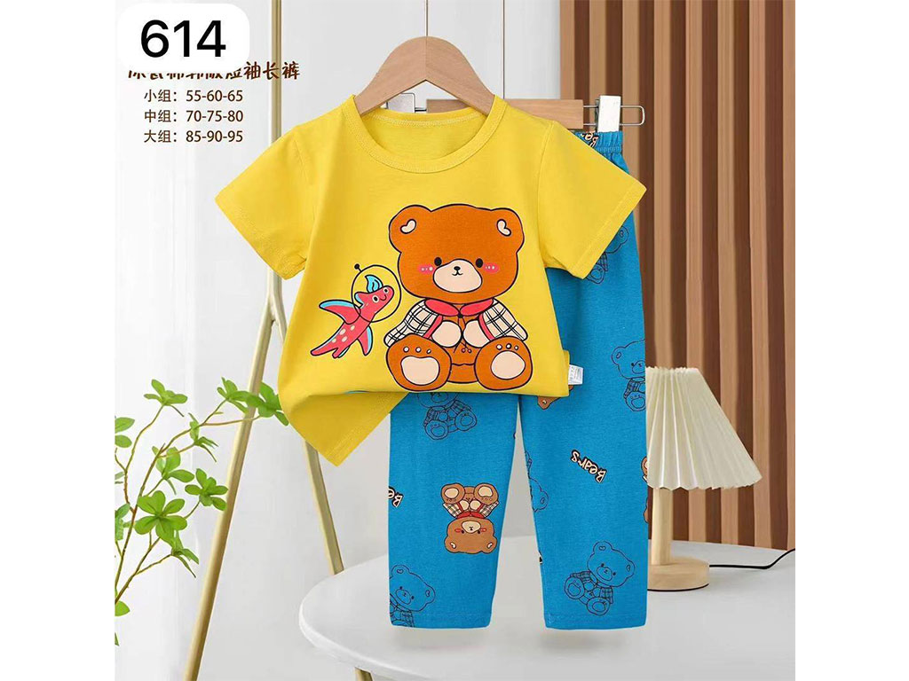 تیشرت و شلوار راحتی پسرانه طرح خرس کو باو kubao