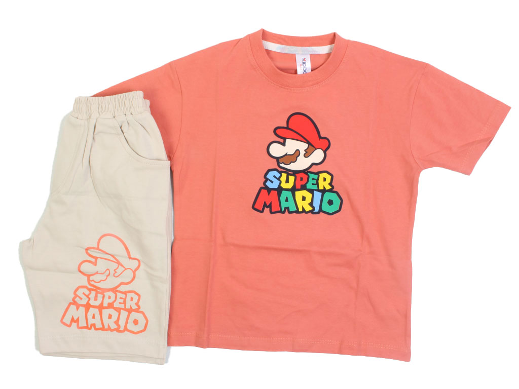 تیشرت و شلوارک راحتی پسرانه طرح سوپرماریو کیدومکس kido max