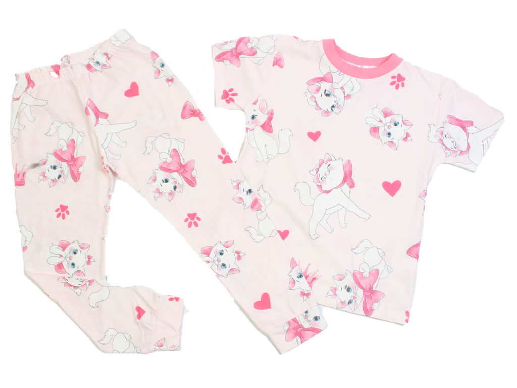 تیشرت و شلوار راحتی دخترانه طرح گربه اشرافی کیدومکس kido max