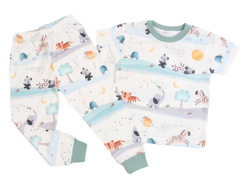 تیشرت و شلوار راحتی پسرانه طرح کوآلا و حیوانات کیدومکس kido max