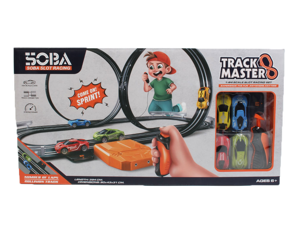 اسباب بازی ریسینگ کنترلی و برقی/باتری خور 394 سانتی متری ROAD RACING دو نفره