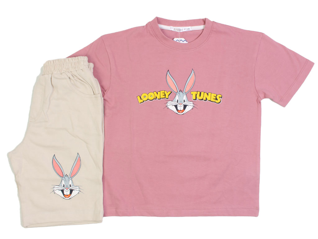 تیشرت و شلوارک راحتی پسرانه طرح باگزبانی کیدومکس kido max