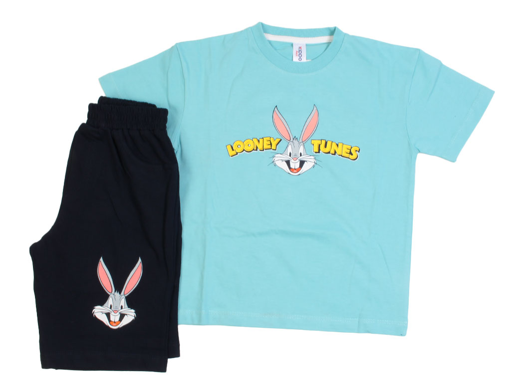 تیشرت و شلوارک راحتی پسرانه طرح باگزبانی کیدومکس kido max