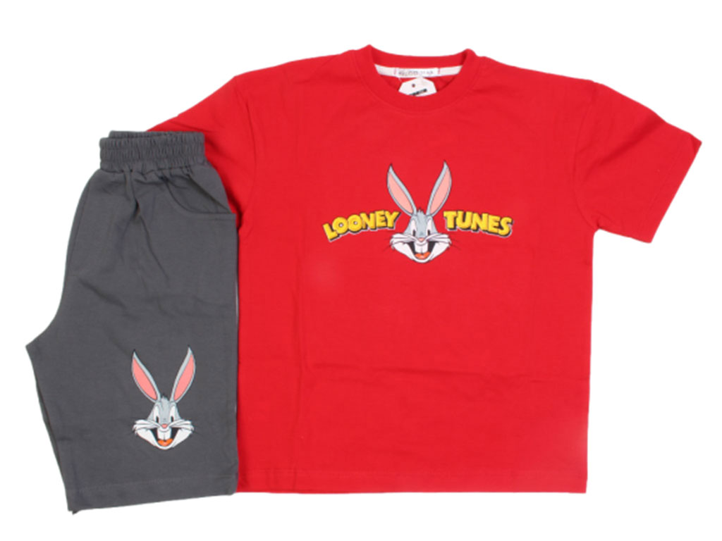 تیشرت و شلوارک راحتی پسرانه طرح باگزبانی کیدومکس kido max