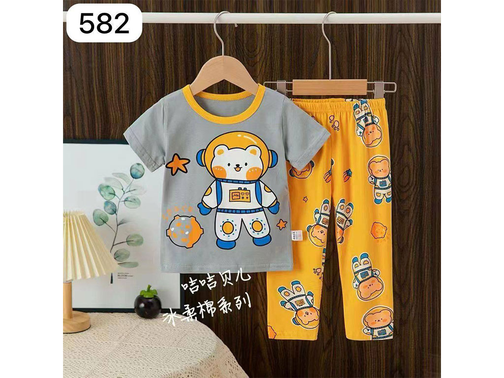 تیشرت و شلوار راحتی پسرانه طرح فضانورد جیجی بیر JIJI BEIER