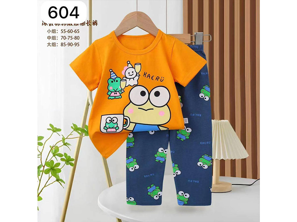 تیشرت و شلوار راحتی پسرانه طرح قورباغه کو باو kubao