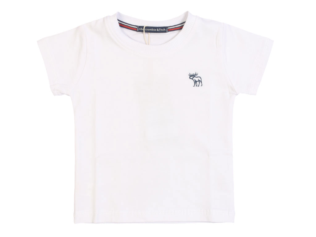 تیشرت پسرانه نوزادی سفید رنگ ابرکروم بی اند فیچ Abercrombie & fitch