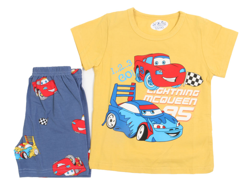 تیشرت و شلوارک راحتی پسرانه طرح مک کوئین کو باو kubao