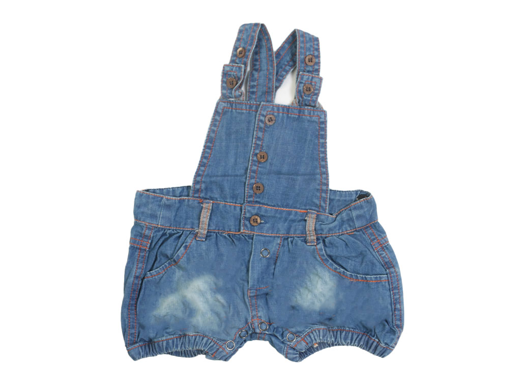 شلوارک جین پیشبندی نوزادی بیبی گپ baby gap