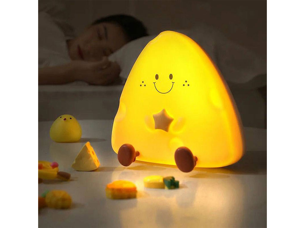 چراغ خواب شارژی و تایمر دار مدل پنیری