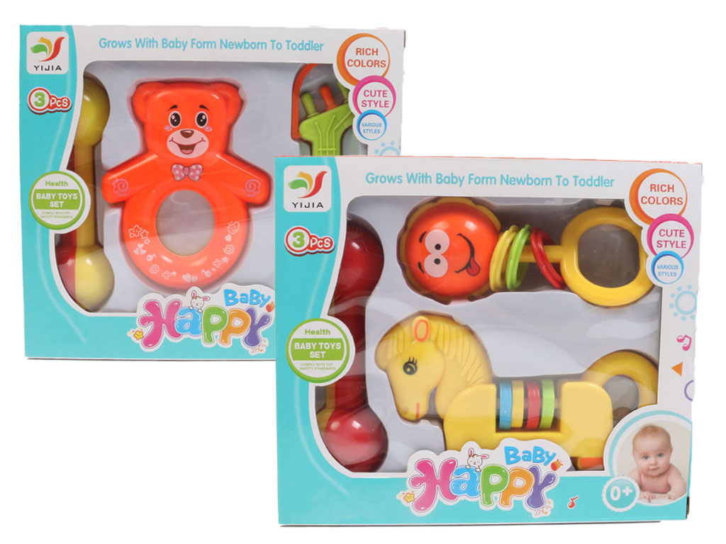 ست جغجغه نوزادی 3 عددی اسباب بازی