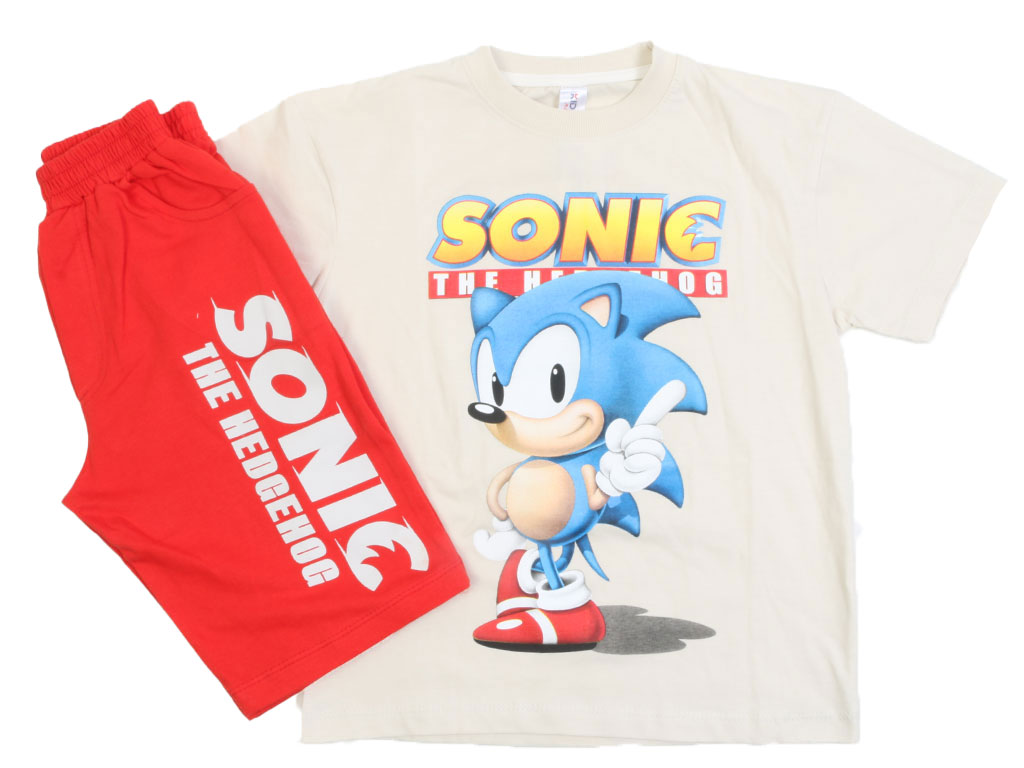 تیشرت و شلوارک پسرانه طرح سونیک کیدومکس kido max