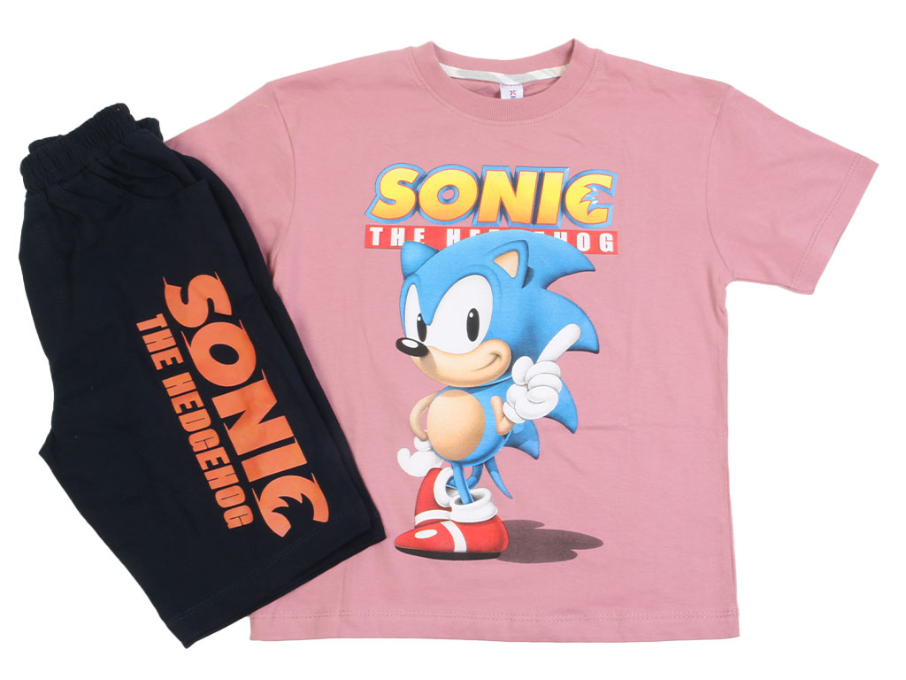 تیشرت و شلوارک پسرانه طرح سونیک کیدومکس kido max