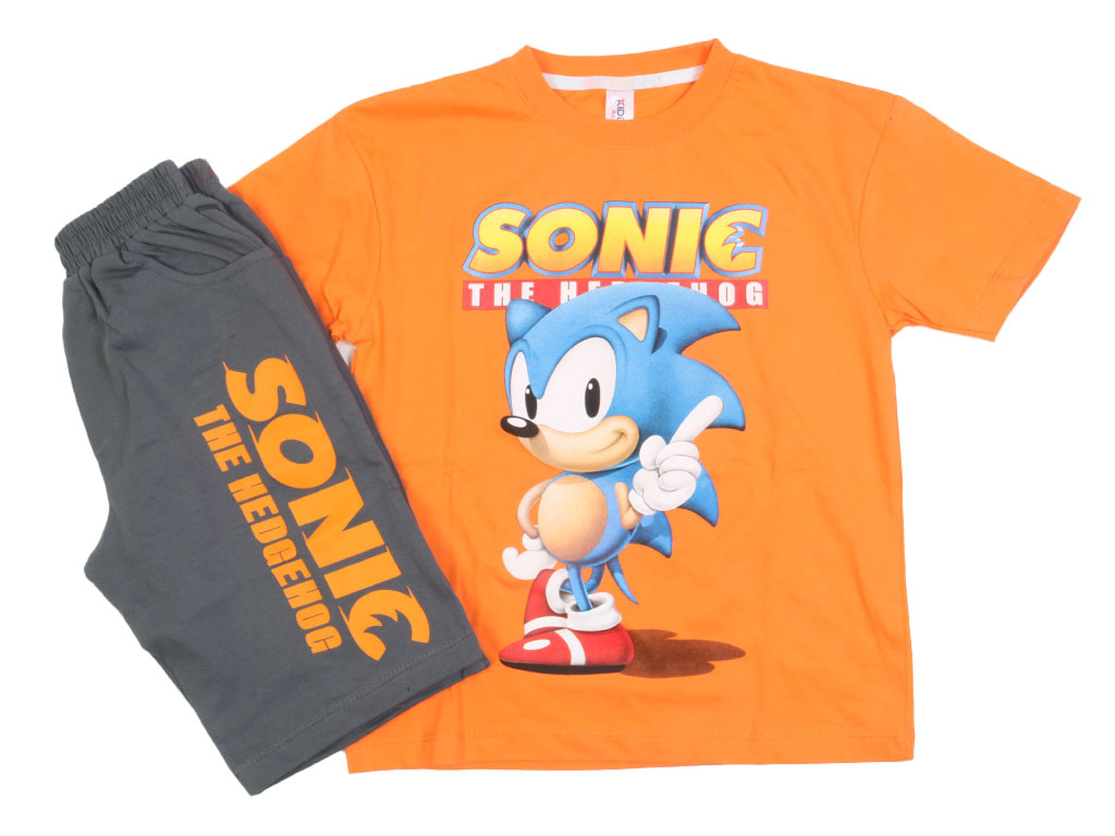تیشرت و شلوارک پسرانه طرح سونیک کیدومکس kido max