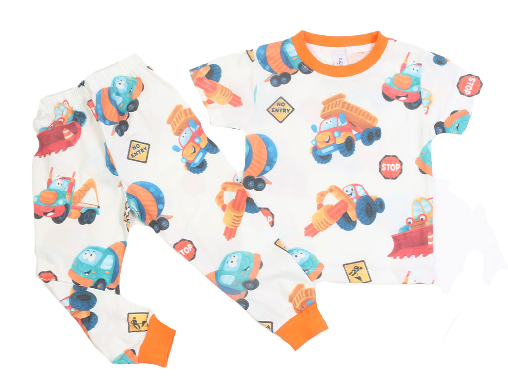 تیشرت و شلوار راحتی پسرانه طرح ماشین کیدومکس kido max