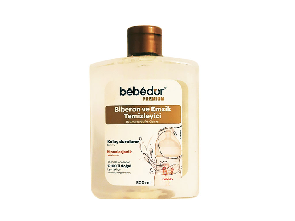 مایع استریل و ضد عفونی کننده لوازم نوزاد و کودک حجم 500 میل ببدور bebedor