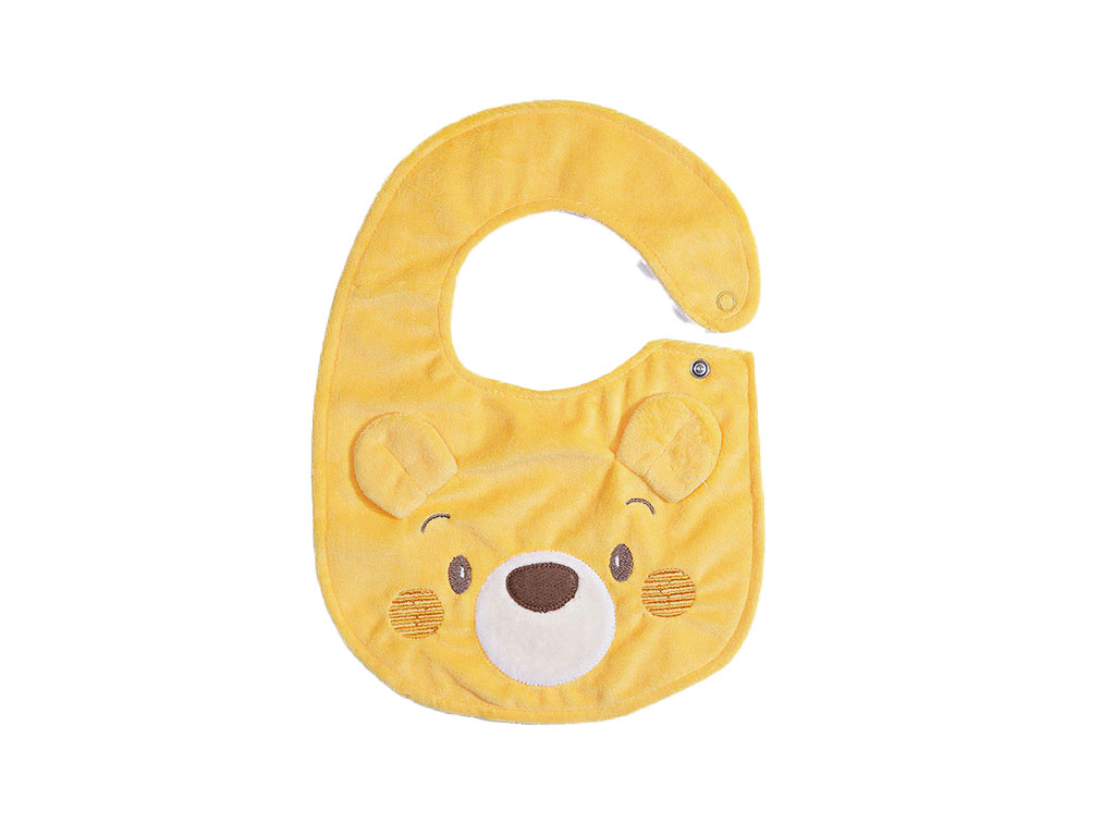 پیشبند مخملی طرح دار نوزادی پاپوpapo