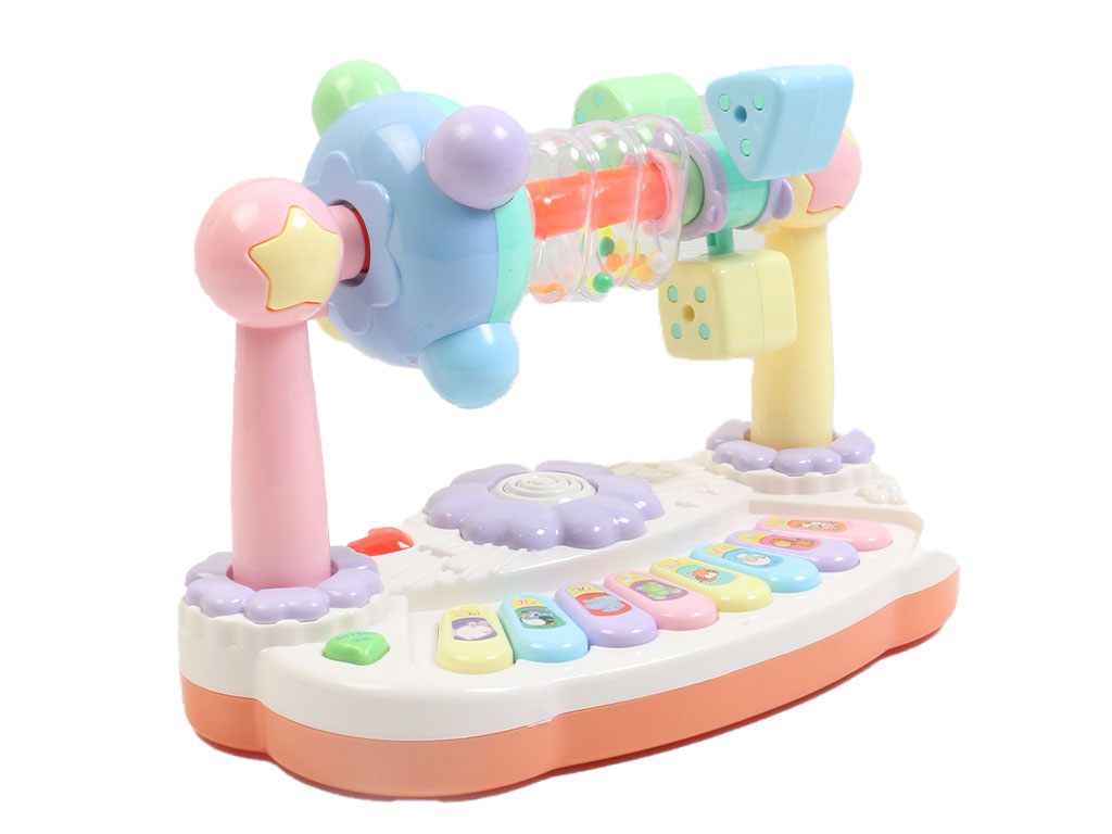 پیانو موزیکال اسباب بازی دارای جغجغه گردان