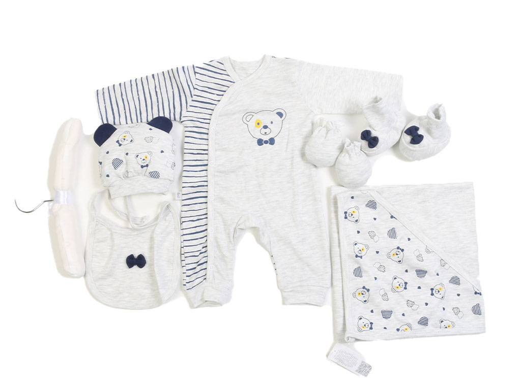 ست 7 تکه بیمارستانی نوزادی پسرانه پاپوpapo