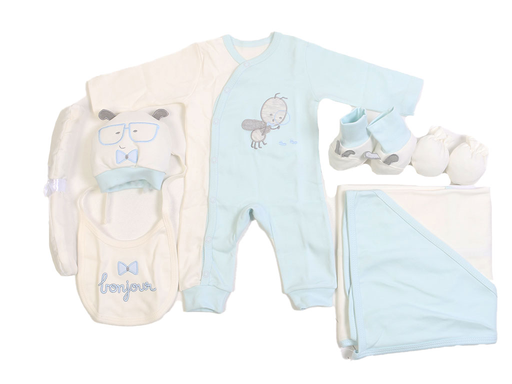 ست 7 تکه بیمارستانی نوزادی پسرانه پاپوpapo