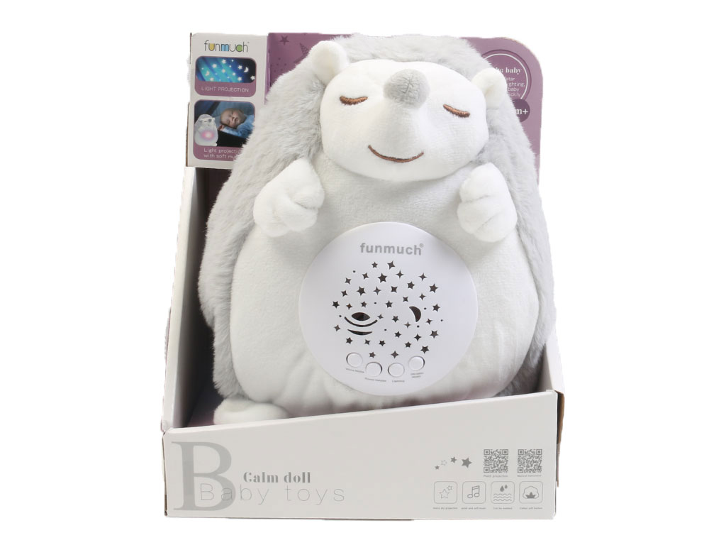 چراغ خواب موزیکال و چراغدار طرح خارپشت فانماچ funmuch